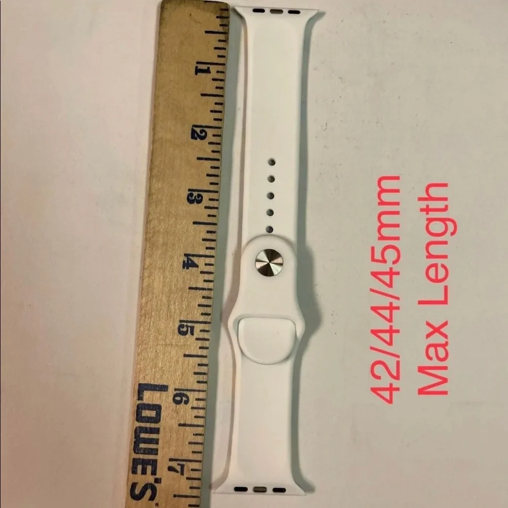 Cute Silicone Watchband Tropical Stitch Design for Apple Watch Any Series